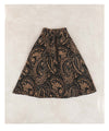 【セール商品返品交換不可】大人シックに魅せるペイズリー柄スカートジャガードスカート