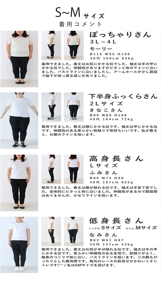 お出かけ用。花カットレースの格上げリブニットニットトップス