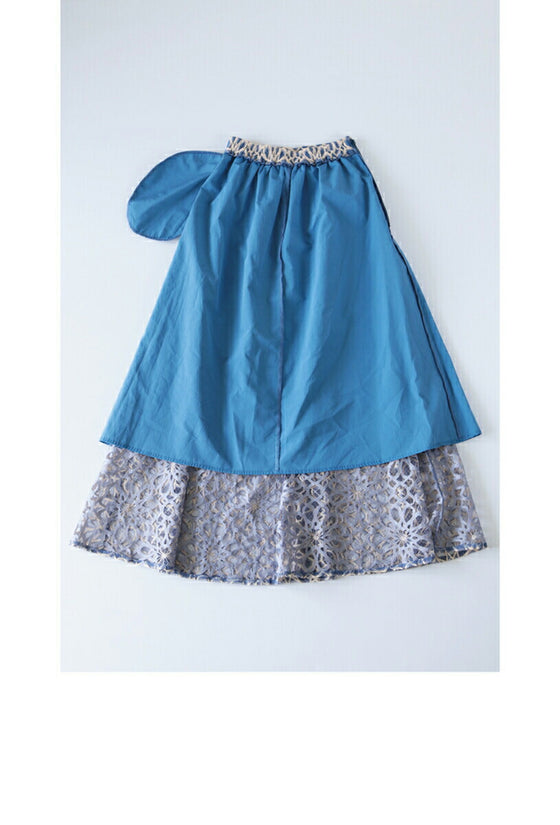 【セール商品返品交換不可】一目惚れカッティング花レースの爽やかスカート