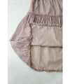 [Sale items cannot be returned or exchanged] Fluffy balloon hem veil medium skirt