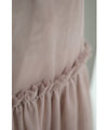 [Sale items cannot be returned or exchanged] Fluffy balloon hem veil medium skirt