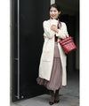 [Sale items cannot be returned or exchanged] Fluffy balloon hem veil medium skirt