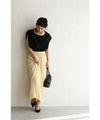 [Sale items cannot be returned or exchanged] Stress-free stretchy pleated skirt