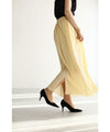 [Sale items cannot be returned or exchanged] Stress-free stretchy pleated skirt