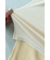 [Sale items cannot be returned or exchanged] Stress-free stretchy pleated skirt