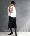 A beautiful knit skirt with an impressive raised pattern