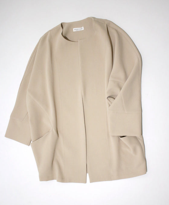 【セール商品返品交換不可】インナーに困らないきれい×ゆったりドルマン春アウター