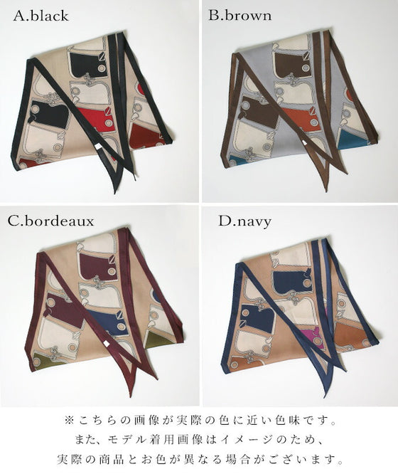 巻くだけで整うアクセントスカーフ