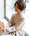 【セール商品返品交換不可】シルエットが絶妙。大人きれいなゆるニット