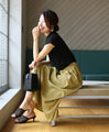 Not see-through! Lightweight and smooth summer skirt