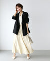 Not see-through! Lightweight and smooth summer skirt