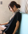 A leopard print mixed scarf that stands out from the crowd