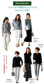 Stylish rough knit back