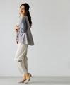 Stylish rough knit back