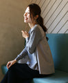 Stylish rough knit back