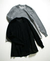 Stylish rough knit back