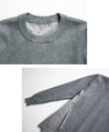 Stylish rough knit back