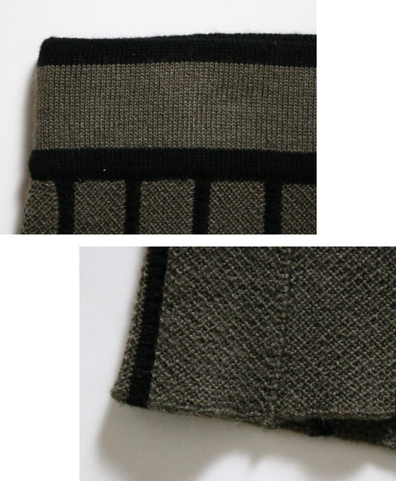 【セール商品返品交換不可】痩せ見えが叶うラインニットスカート