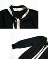 Make your work blouse stylish! No accessories necessary! Two-tone blouse