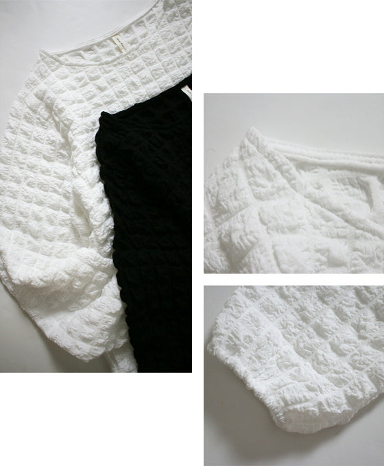 [Sale items cannot be returned or exchanged] Perfect for special occasions! A beautiful cut-and-sew adult three-dimensional top