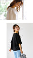 [Sale items cannot be returned or exchanged] Comfortable even in summer! A work blouse that looks cool