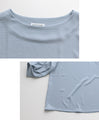 [Sale items cannot be returned or exchanged] Comfortable even in summer! A work blouse that looks cool