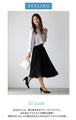 Softly overlapping sheer check skirt
