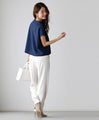 Makes your face look smaller! A sailor top for adults that's not too cute