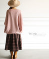 ゆるっと着こなしたい大人の変形ドルマントップス『ピンク』