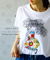 元気をくれるハッピーガールTシャツ『ホワイト』