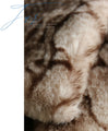 Fluffy. Animal print tippet 