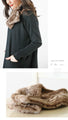 Fluffy. Animal print tippet 