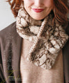Fluffy. Animal print tippet 