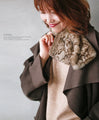 Fluffy. Animal print tippet 