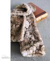Fluffy. Animal print tippet 