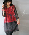 Leopard and flower print tunic 