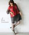 Leopard and flower print tunic 