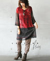 Leopard and flower print tunic 