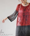 Leopard and flower print tunic 