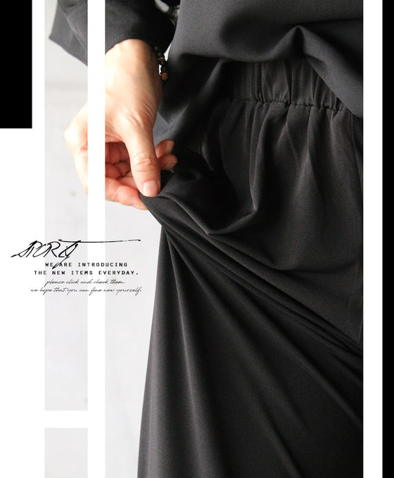 ラクに履けちゃう!ストレッチパンツ。『ブラック』