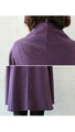 シルエットで高見えニットチュニック。 日常のアップデート!『パープル』