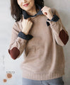 A cozy knit that shows off two different faces