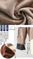 A cozy knit that shows off two different faces