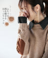 A cozy knit that shows off two different faces