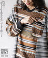 otona original. A striped knit with plenty of texture 