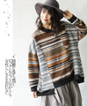 otona original. A striped knit with plenty of texture 