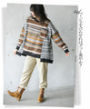 otona original. A striped knit with plenty of texture 