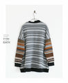 otona original. A striped knit with plenty of texture 
