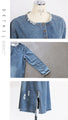 Slits. Loose fit. Enjoy the relaxed and stylish texture of denim.