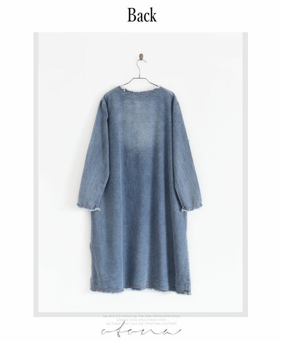 スリット。ゆったり。ユルっとお洒落ラフに風合いDENIMを味わう